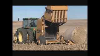 605 Super M Cornstalk Special Baler  Vermeer Agriculture Equipment [upl. by Eneryt]