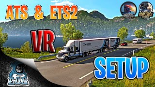 ATS and ETS2 VR settings  how to set it up [upl. by Shutz]