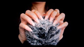 ASMR Fluffy Mic Scratching With Long Nails ❤️ Simulated Scalp Massage [upl. by Reece900]