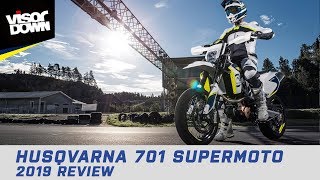 Husqvarna 701 Supermoto Review [upl. by Odlanor165]