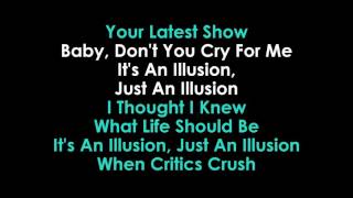 Julia Zahra Just An Illusion lyrics Karaoke [upl. by Katharina478]