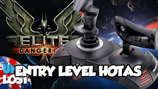 Thrustmaster TFlight Hotas X Review  Entry Level HOTAS  Elite Dangerous [upl. by Bebe]