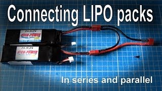 Connecting batteries in series or parallel LIPO [upl. by Hgieloj]