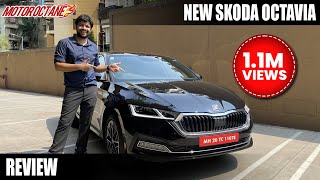 New Skoda Octavia Review  Variants Engines Mileage Features Price in India [upl. by Namien]