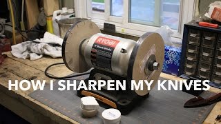 How I sharpen my knives  Razor Sharp Edge Making System [upl. by Schou]