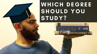 WHICH DEGREE SHOULD YOU STUDY Economics vs Finance vs Accounting [upl. by Yendirb]