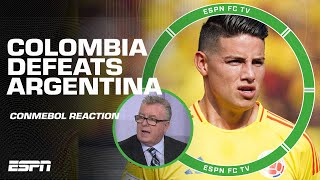 Colombia vs Argentina Reaction Steve Nicol LOVES watching CONMEBOL 🍿  ESPN FC [upl. by Avehsile35]