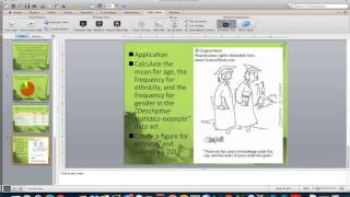 Descriptive statistics PowerPoint and example [upl. by Euqininod]