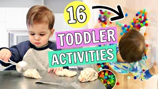 16 Toddler Activities You Can Do at Home  12 year olds [upl. by Ornie415]