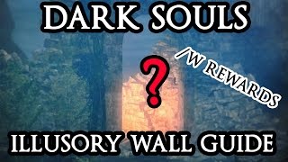 DARK SOULS Full Illusory Walls Guidew Rewards [upl. by Claybourne775]