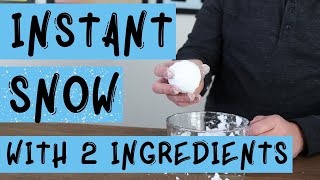 How to Make Instant Snow [upl. by Liahus]