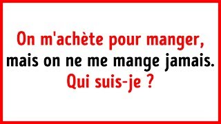 18 Devinettes Amusantes Qui Vont Mettre ta Logique à lépreuve [upl. by Akino]