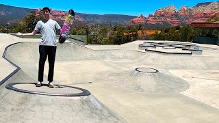 Skating The Worlds Most Beautiful Skatepark [upl. by Gwendolen]