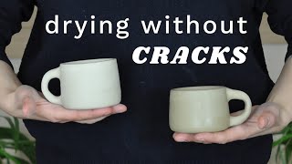 How to Dry Your Pottery WITHOUT getting Cracks [upl. by Marleen]