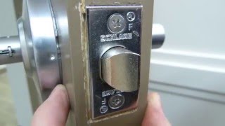 Lockset removal [upl. by Schwejda]