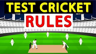 Rules of TEST CRICKET  How to Play Test Cricket  Test Cricket Rules and Regulations [upl. by Gunzburg]