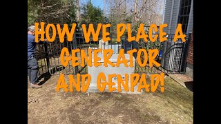 How we place a Generac Generator with Genpad [upl. by Ailegnave878]