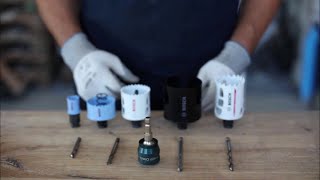 Bosch Progressor MultiMaterial Holesaw Set [upl. by Odradlig]