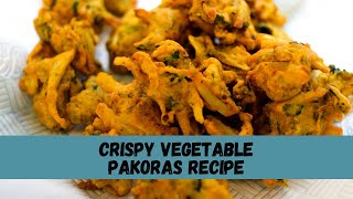 Vegetable Pakora Recipe  Quick amp Easy Indian And Pakistani Teatime Snack [upl. by Nnyledam]