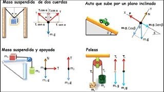 Diagrama de Cuerpo Libre y el Equilibrio de Fuerzas Física Estática Ejemplos [upl. by Eimma]