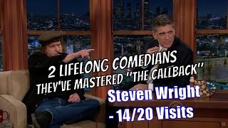 Steven Wright  When Comedians Meet Weird Comedians  1422 Visits In Chronological Order [upl. by Leahcam]