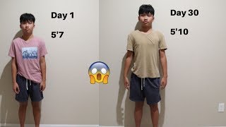 I Stretched For 30 Days To Grow Taller IT WORKS [upl. by Issiah]