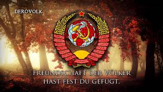 National Anthem of the USSR German Version  quotHymne der Sowjetunionquot [upl. by Shuping672]