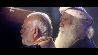 Adiyogi  Kailash kher  Live performance  PM Modi  Sadhguru [upl. by Farrand926]