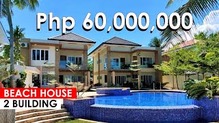 BEACH HOUSE AND LOT FOR SALE WITH 2 BUILDINGS  RESORT FOR SALE IN CEBU SOLD [upl. by Perlie]