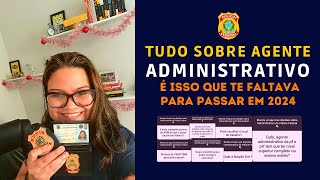 Agente Administrativo da Polícia Federal – É isso que te faltava para passar [upl. by Wilfred571]