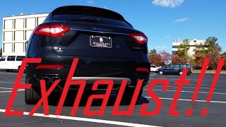 2017 Maserati Levante S Exhaust Acceleration and POV [upl. by Philip13]