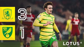 HIGHLIGHTS  Middlesbrough 31 Norwich City [upl. by Hegarty]