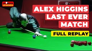 Alex Hurricane Higgins Last Ever Snooker Match [upl. by Sokram]