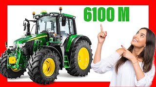 JOHN DEERE 6100 M 🚜 New Tractor 2021 🌲 [upl. by Joelly]