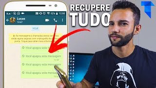 Como Ler Mensagem Apagada do WhatsApp APAGAR PARA TODOS [upl. by Assirod]