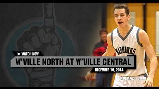 HS Basketball Westerville North at Westerville Central 121914 [upl. by Narahs]