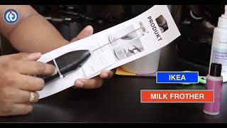 IKEA MILK FROTHER Review amp Battery Installation [upl. by Llenram]