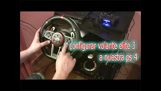 Configuracion volante suzuka wheel elite 3 para ps 4 [upl. by Aivitnahs]