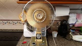 Vintage National AC Electric fan [upl. by Hulbig]