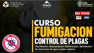 CURSO FUMIGACIÓN Y CONTROL DE PLAGAS  CLASE I [upl. by Covell157]