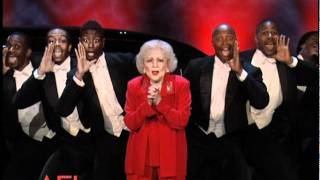 Betty White Surprises Morgan Freeman at the 39th AFI Life Achievement Award [upl. by Latsyrhc]