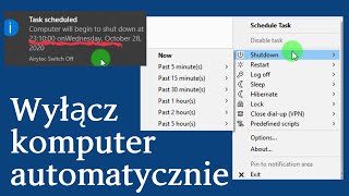 Jak ustawić automatyczne wyłączenie komputera Windows 10 [upl. by Kuster104]