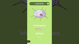 Cascoon The Cocoon Pokémon  Poképedia Gen 3 [upl. by Jurkoic218]