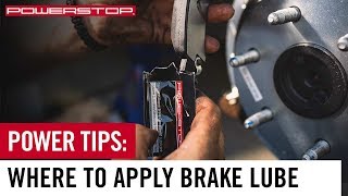 How To Apply Brake Lube  PowerStop [upl. by Salomone]