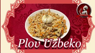 Plov Uzbeko 👍🥘 El plato tradicional de Uzbekistán [upl. by Ahsimac]