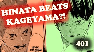 Hinata FINALLY BEATS Kageyama  Haikyu Chapter 401 Discussion [upl. by Groh]