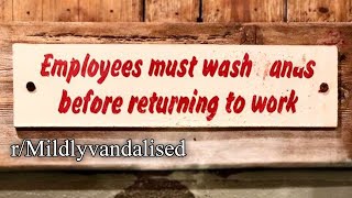 rMildlyvandalised  must wash WHAT [upl. by Suhsoj]