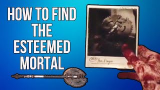 Saints and Sinners  How to find the ESTEEMED MORTAL Killing Weapon [upl. by Eidnak]