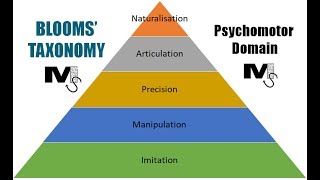 Blooms Taxonomy Psychomotor Domain  Simplest Explanation Ever [upl. by Breed225]