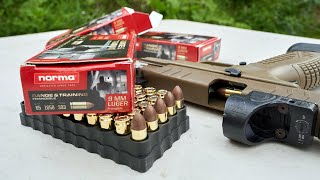 Review 9mm Norma Range amp Training Frangible Ammo [upl. by Sugden523]